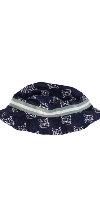 A Navy Sun Hats from Seed in size S for boy. (Front View)
