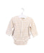 A Beige Long Sleeve Bodysuits from Primeval in size 3-6M for neutral. (Front View)