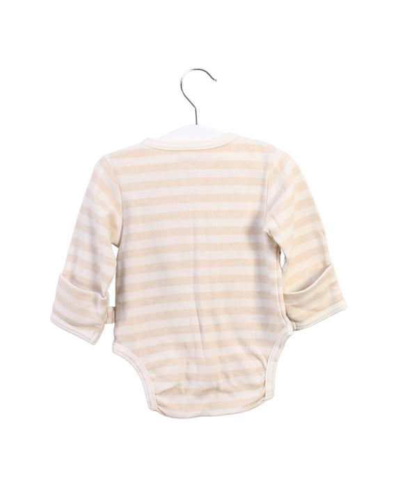 A Beige Long Sleeve Bodysuits from Primeval in size 3-6M for neutral. (Back View)