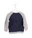 A Navy Crewneck Sweatshirts from Chickeeduck in size 2T for boy. (Back View)