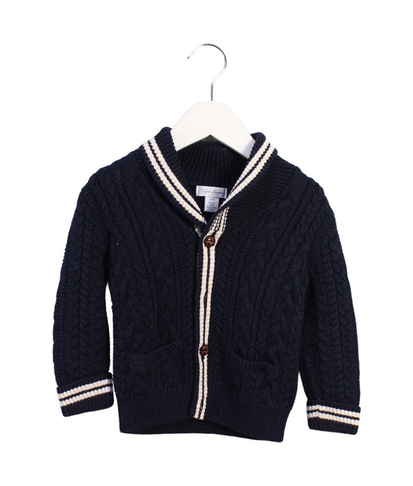 A Navy Cardigans from Ralph Lauren in size 18-24M for boy. (Front View)