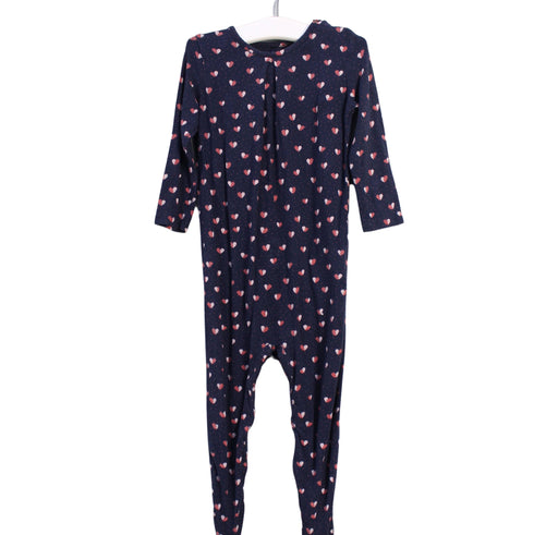 A Navy Onesies from Soft Gallery in size 6-12M for girl. (Front View)