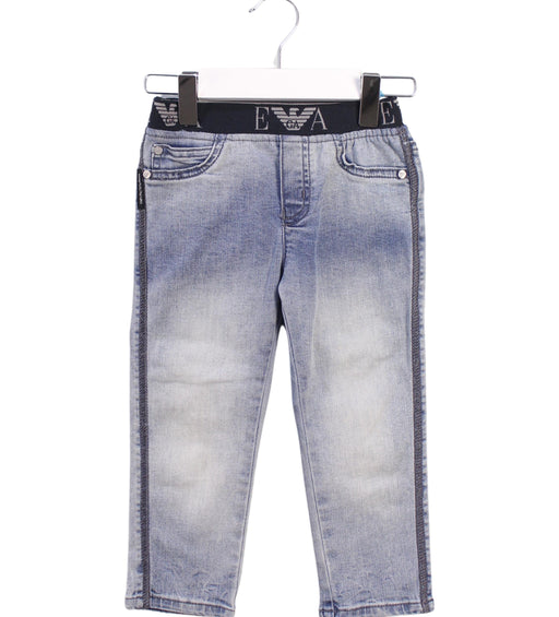 A Blue Jeans from Emporio Armani in size 3T for girl. (Front View)