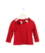 A Red Long Sleeve Tops from Nicholas & Bears in size 2T for girl. (Front View)