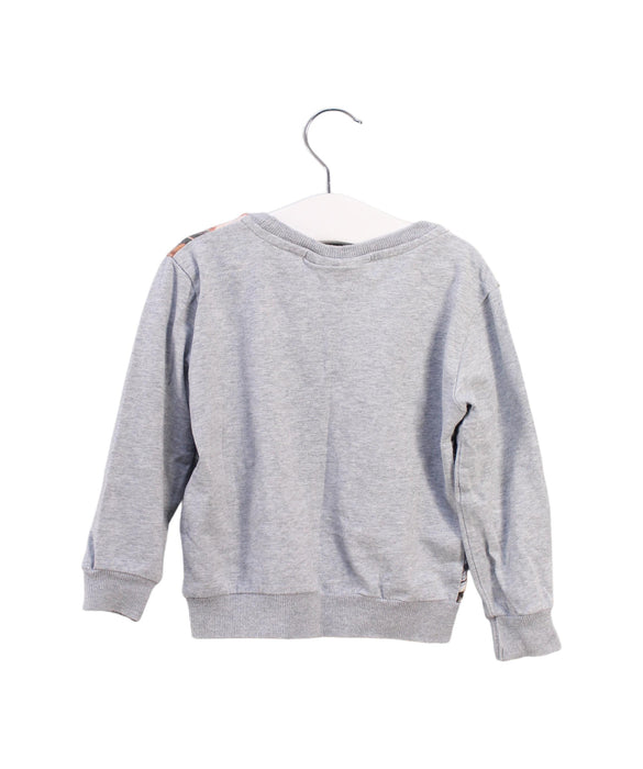 A Grey Crewneck Sweatshirts from Molo in size 2T for girl. (Back View)