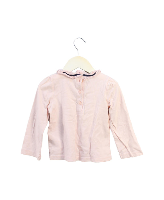 A Pink Long Sleeve Tops from Janie & Jack in size 2T for girl. (Back View)