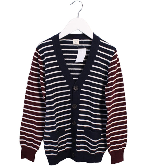 A Black Cardigans from Crewcuts in size 6T for boy. (Front View)