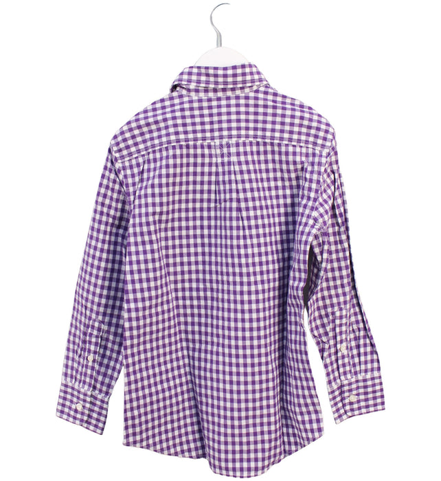 A Purple Shirts from Crewcuts in size 6T for boy. (Back View)