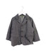 A Grey Coats from Le Petit Pois in size 5T for girl. (Front View)