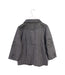 A Grey Coats from Le Petit Pois in size 5T for girl. (Back View)