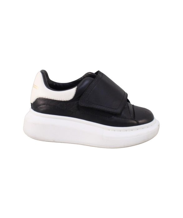 A Black Sneakers from Alexander McQueen in size 4T for girl. (Back View)