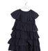 A Black Short Sleeve Dresses from Velveteen in size 4T for girl. (Front View)