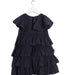 A Black Short Sleeve Dresses from Velveteen in size 4T for girl. (Back View)