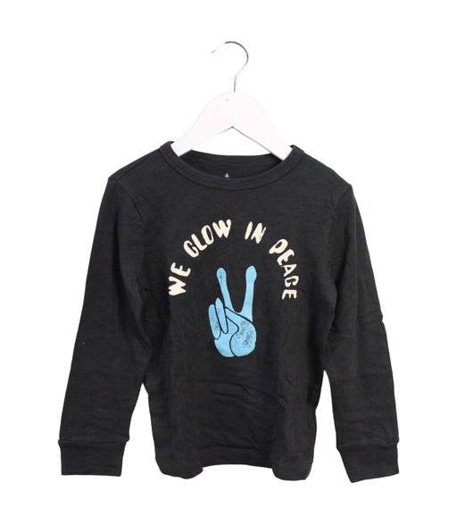 A Black Crewneck Sweatshirts from Crewcuts in size 3T for boy. (Front View)