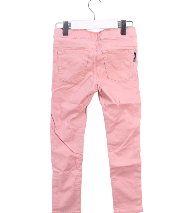 A Pink Casual Pants from Polarn O. Pyret in size 5T for girl. (Back View)