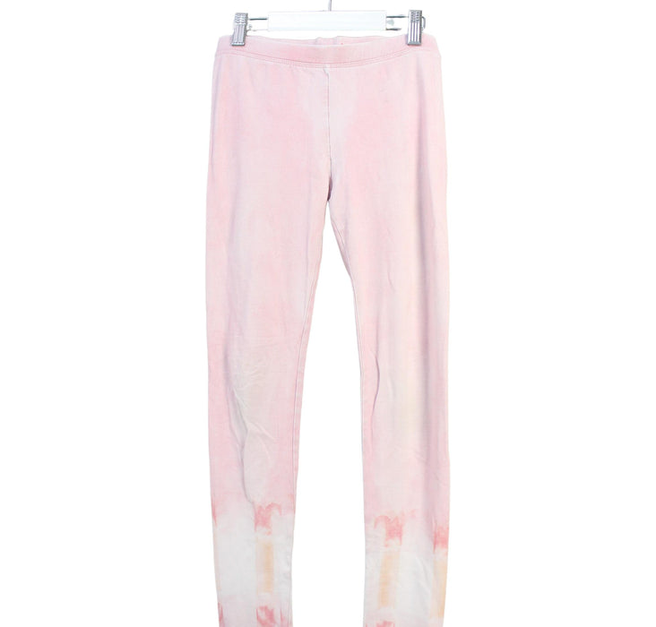 A Pink Leggings from Crewcuts in size 12Y for girl. (Front View)