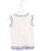 A Ivory Sleeveless Tops from Simonetta in size 5T for girl. (Back View)