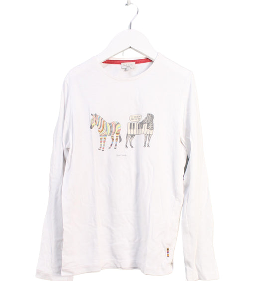 A White Long Sleeve Tops from Paul Smith in size 10Y for girl. (Front View)