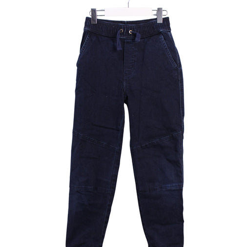 A Navy Casual Pants from Hanna Andersson in size 8Y for boy. (Front View)