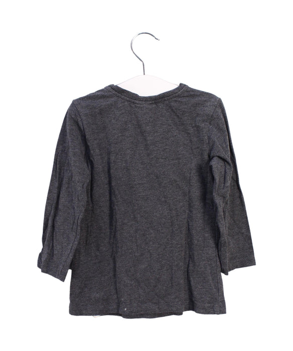 A Grey Long Sleeve Tops from Diesel in size 12-18M for girl. (Back View)