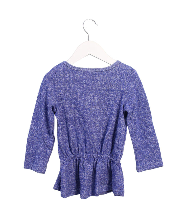 A Blue Long Sleeve Tops from Juicy Couture in size 3T for girl. (Back View)