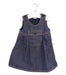 A Blue Sleeveless Dresses from Petit Bateau in size 6-12M for girl. (Front View)