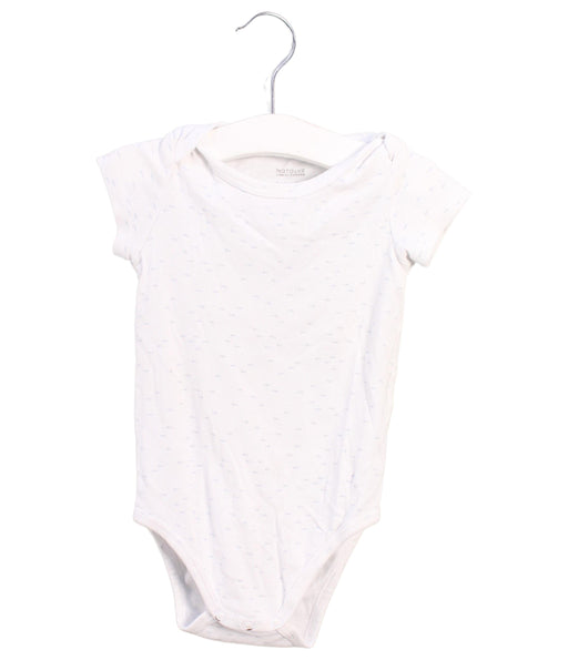 A White Short Sleeve Bodysuits from Natalys in size 12-18M for girl. (Front View)
