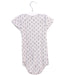 A Grey Short Sleeve Bodysuits from Petit Bateau in size 12-18M for girl. (Back View)