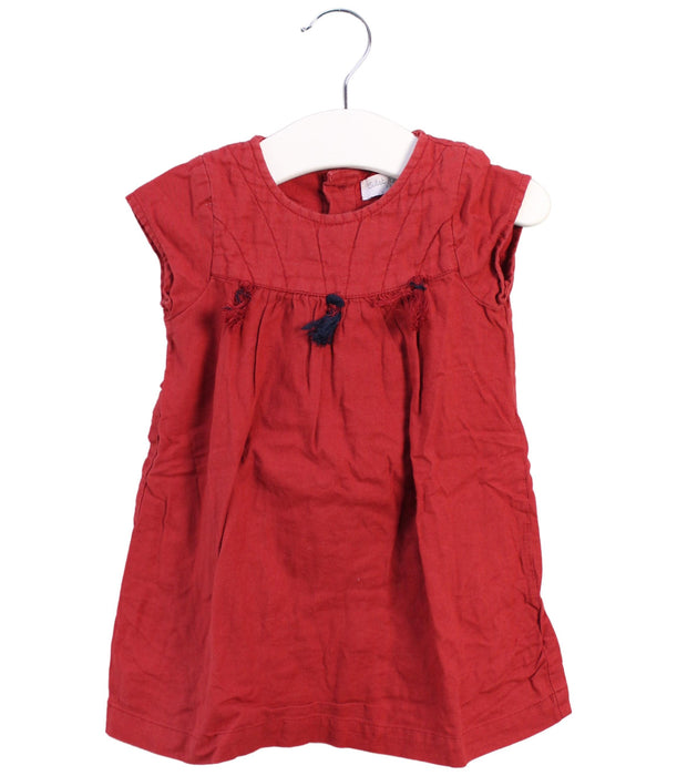 A Red Short Sleeve Dresses from Cadet Rousselle in size 6-12M for girl. (Front View)