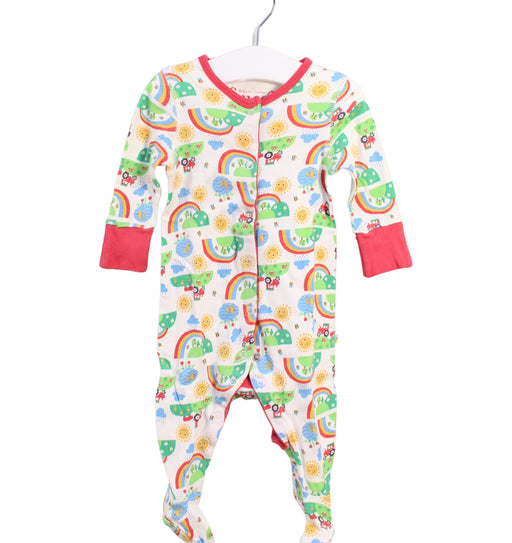 A White Onesies from Frugi in size 0-3M for neutral. (Front View)