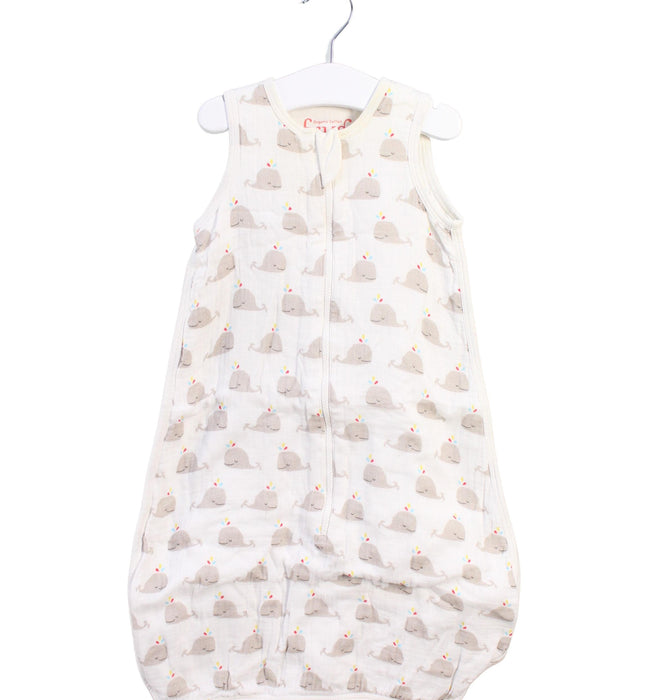 A White Swaddles from Frugi in size 0-3M for neutral. (Front View)