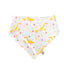 A White Bibs from Frugi in size O/S for neutral. (Front View)