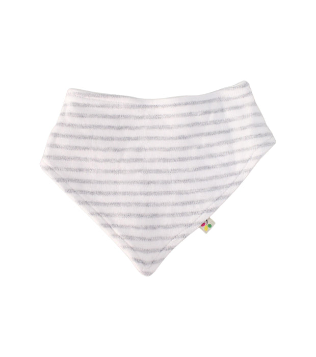 A White Bibs from Frugi in size O/S for neutral. (Front View)