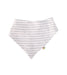 A White Bibs from Frugi in size O/S for neutral. (Front View)