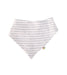 A White Bibs from Frugi in size O/S for neutral. (Front View)