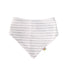 A White Bibs from Frugi in size O/S for neutral. (Front View)