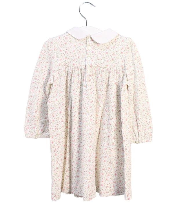 A White Long Sleeve Dresses from Ralph Lauren in size 12-18M for girl. (Back View)