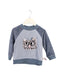 A Blue Crewneck Sweatshirts from The Bonnie Mob in size 18-24M for boy. (Front View)