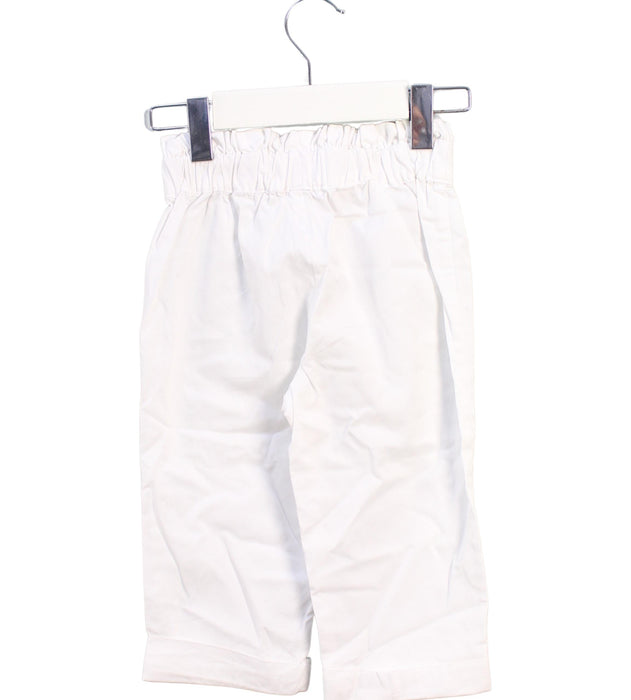 A White Casual Pants from Jacadi in size 12-18M for girl. (Back View)