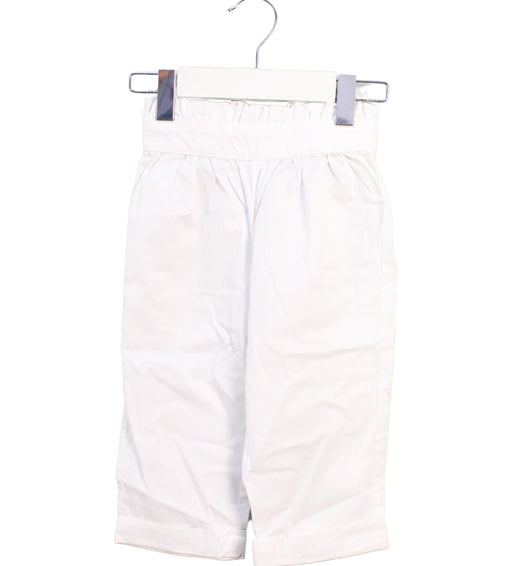A White Casual Pants from Jacadi in size 12-18M for girl. (Front View)