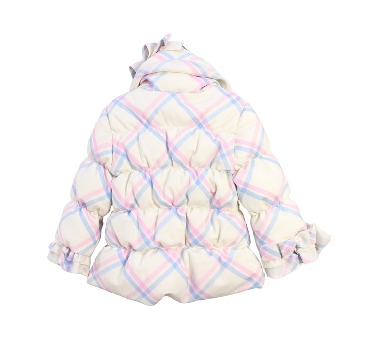 A White Puffer/Quilted Jackets from Nicholas & Bears in size 2T for girl. (Back View)