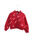 A Red Lightweight Jackets from Jacadi in size 6T for girl. (Front View)