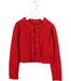 A Red Cardigans from Nicholas & Bears in size 6T for girl. (Front View)