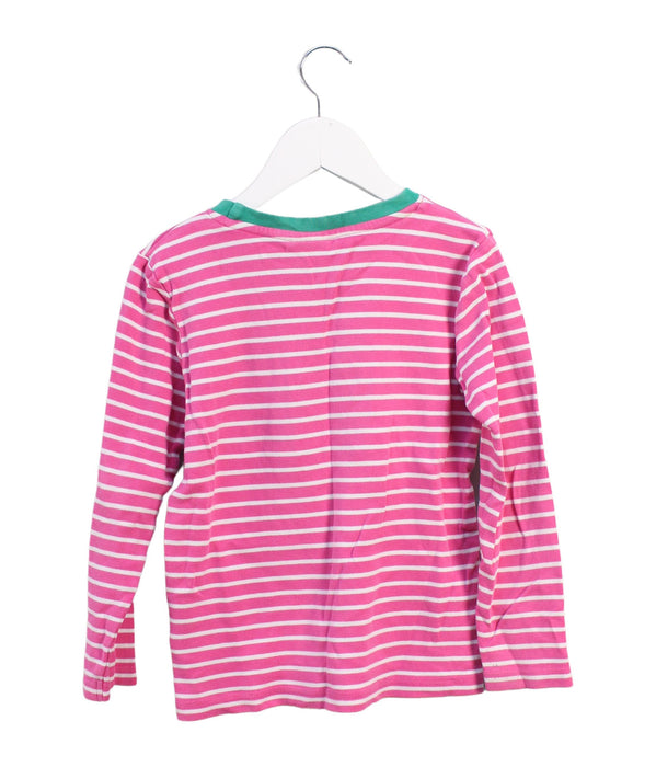 A Pink Long Sleeve Tops from Frugi in size 6T for girl. (Back View)