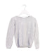 A Grey Knit Sweaters from The Little White Company in size 4T for girl. (Front View)