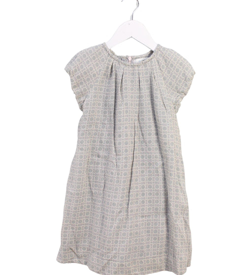 A Green Short Sleeve Dresses from Marie Chantal in size 6T for girl. (Front View)