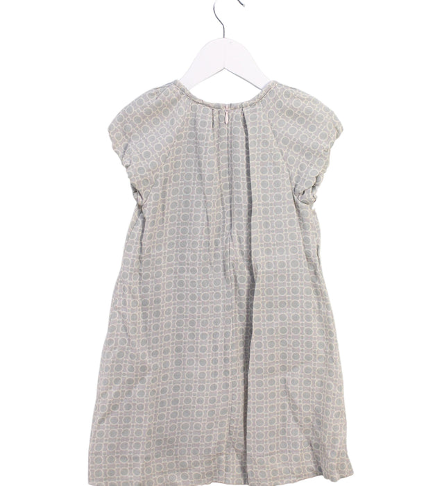 A Green Short Sleeve Dresses from Marie Chantal in size 6T for girl. (Back View)