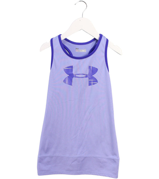 A Purple Sleeveless Dresses from Under Armour in size 4T for girl. (Front View)