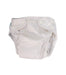 A White Cloth Diapers from Charlie Banana in size O/S for neutral. (Front View)