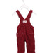 A Red Long Overalls from Petit Bateau in size 3-6M for boy. (Back View)